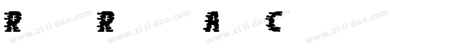 Rough Riders Alt Caps字体转换